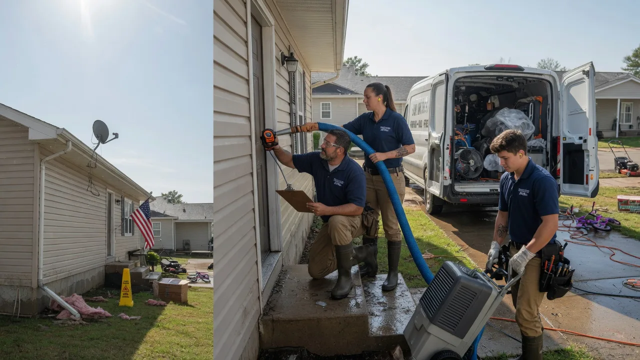 Ceiling Water Damage Restoration in Lake Fork, IL near me